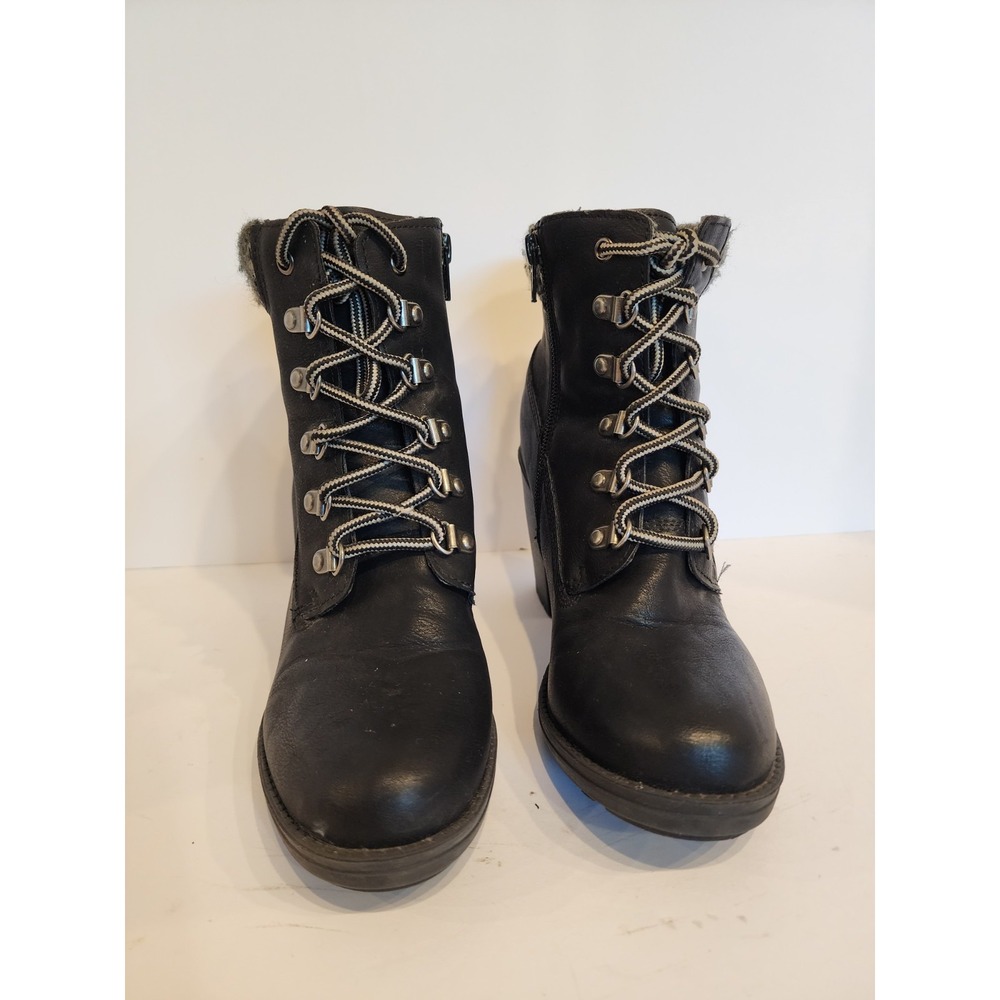 Espirit Hero Womans Boots Size US 7.5M Black Lace Up